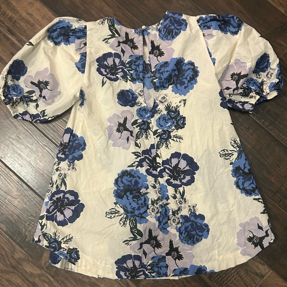 Free People Maye Poplin Floral Tunic Dress Sz XS - Picture 6 of 6